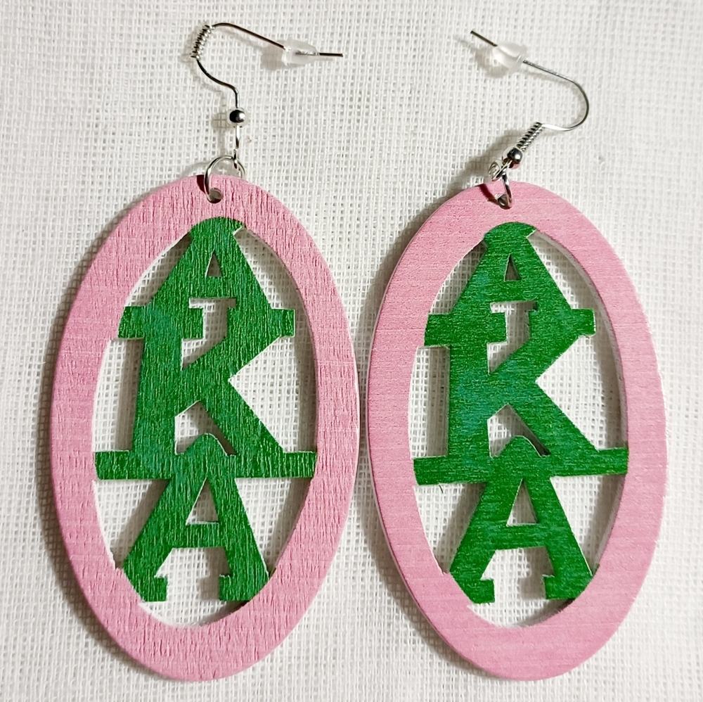 AKA sorority earrings